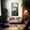 pintura-de-pared-l-neas-de-flores-de-peon-as-verdes-en-lienzo-1