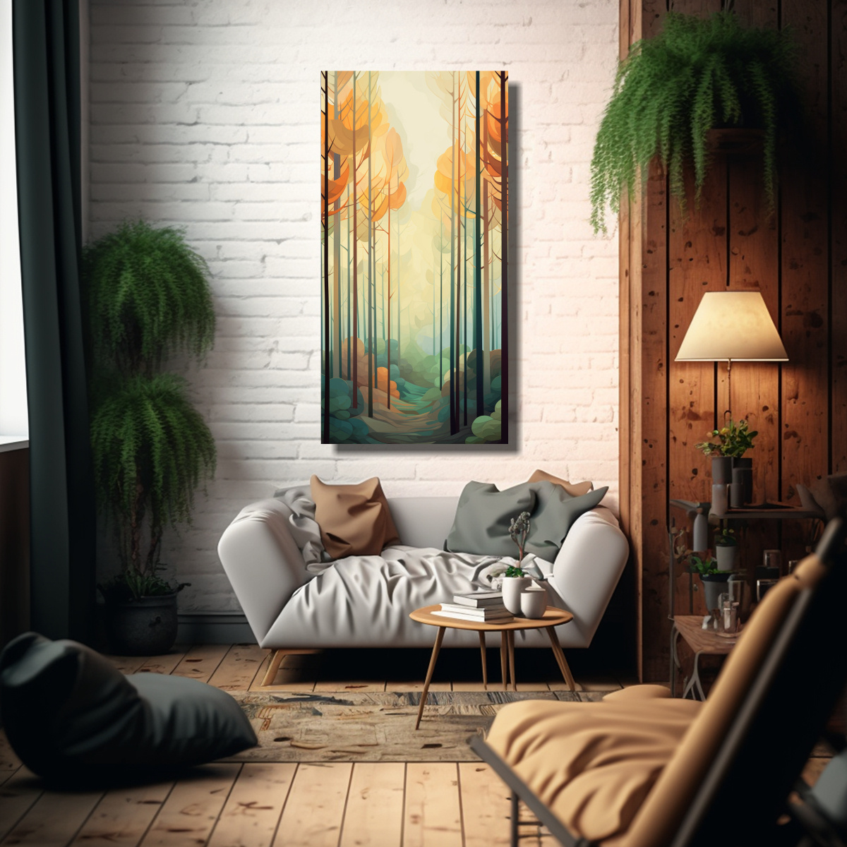 pintura-decorativa-abstracta-en-madera-con-lienzo-vertical-1