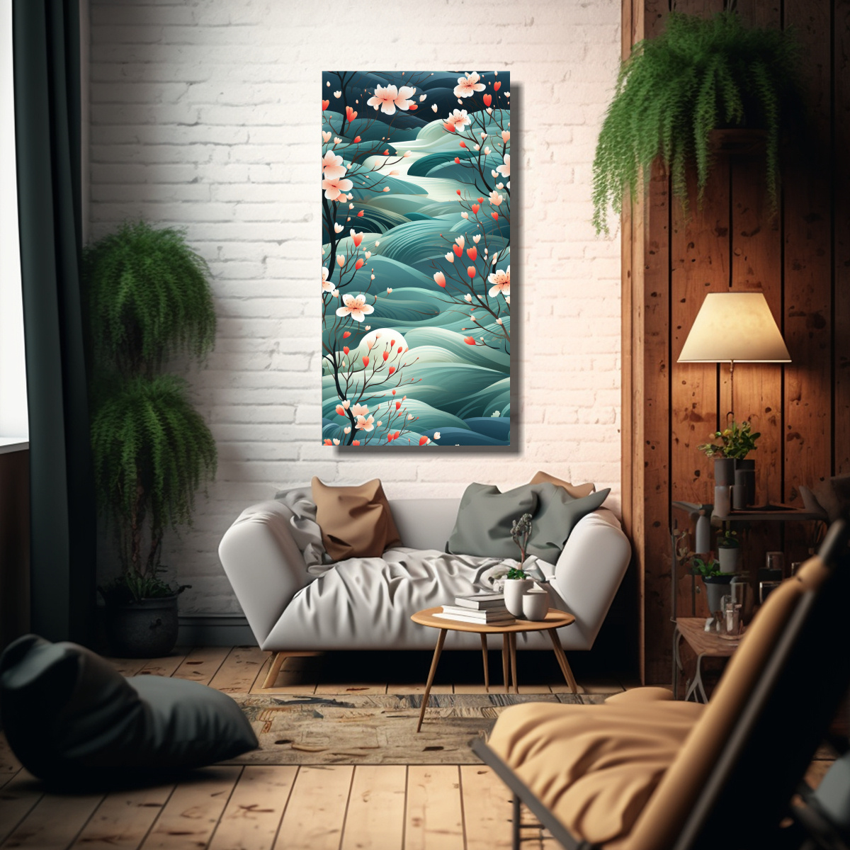 pintura-decorativa-con-motivo-de-cascada-relajante-cuadro-creativa-vision-1