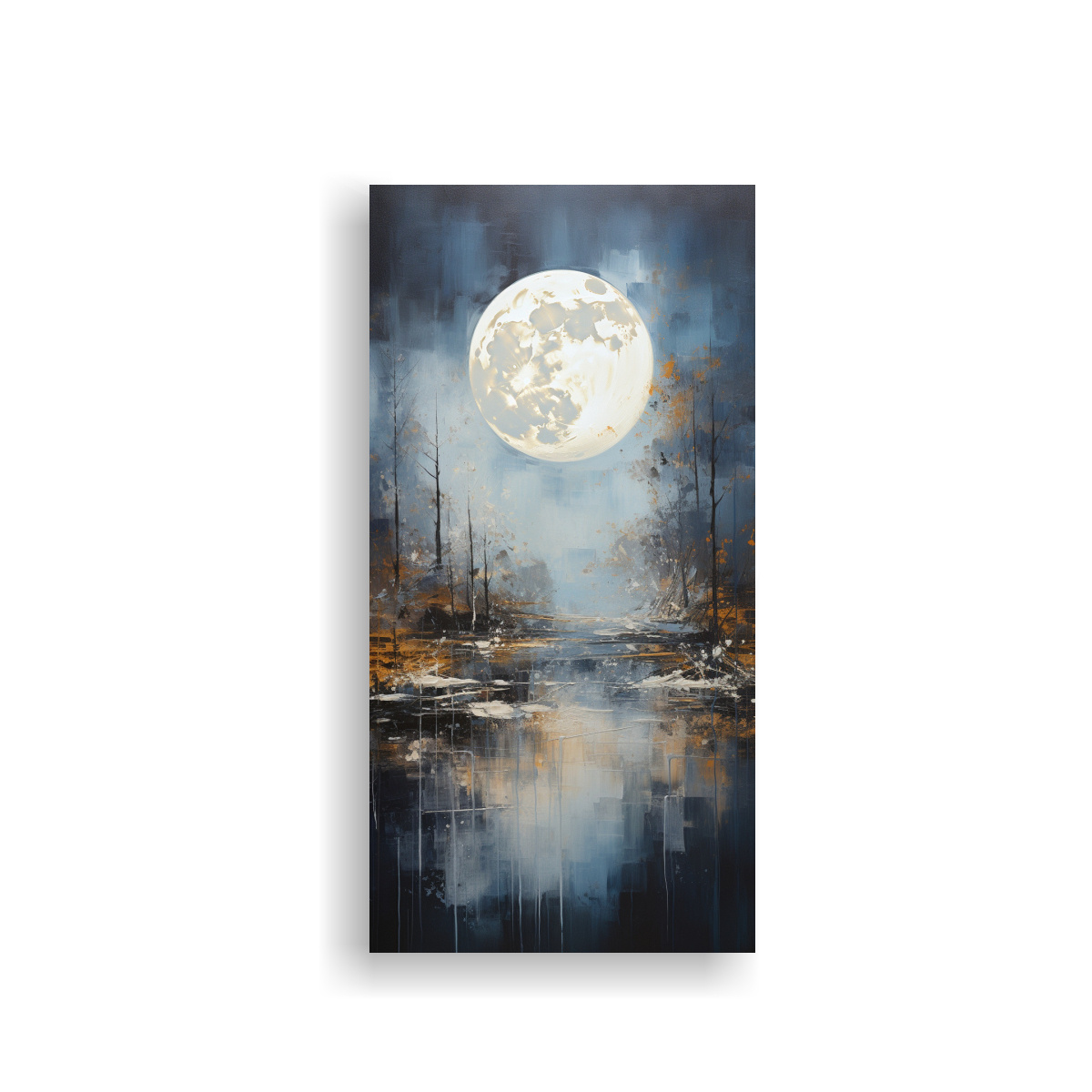 pintura-decorativa-de-abstracto-adorable-e-intenso-de-la-serenidad-de-una-luna