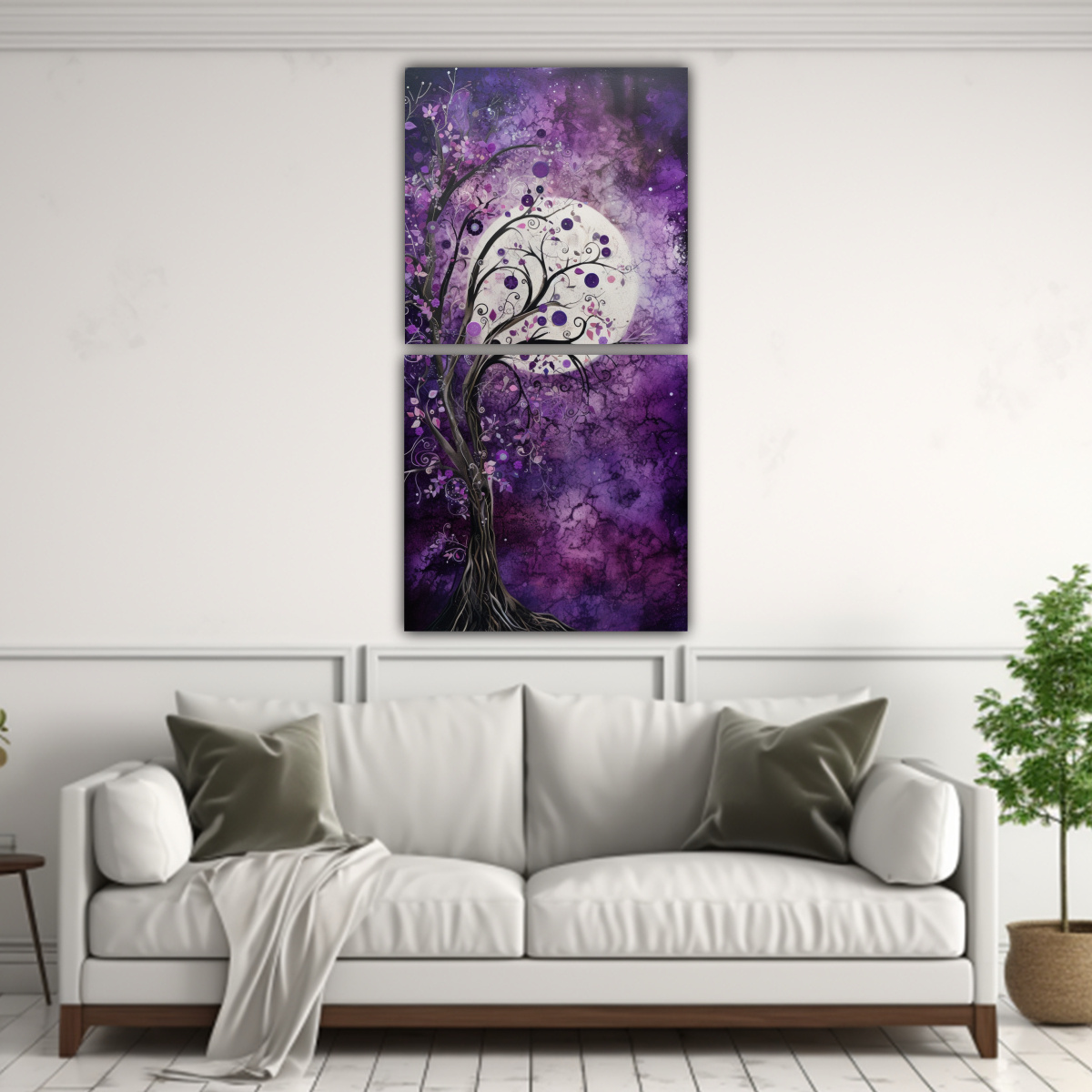 pintura-decorativa-de-dos-composiciones-rbol-p-rpura-y-plata-1-1