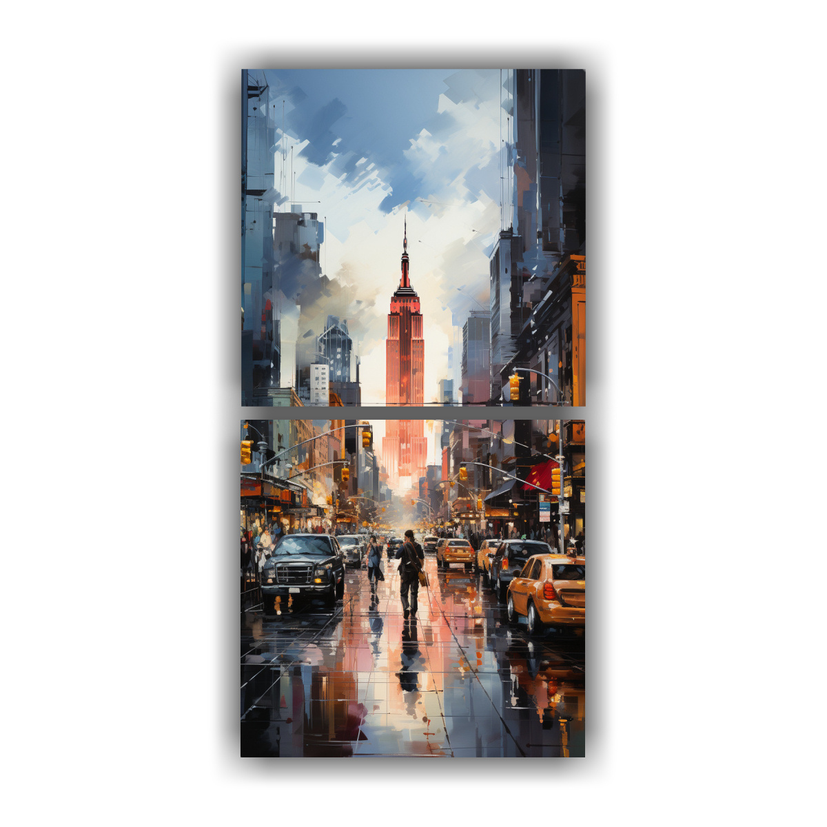 pintura-decorativa-exclusiva-de-la-vista-vertical-de-dos-artes-del-paisaje-de-la-calle-de-times-square-en-manhattan