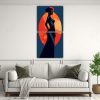 pintura-decorativa-mujer-silueta-en-naranja-con-labios-rojos-1