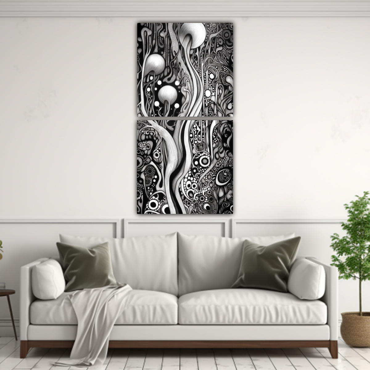 pintura-decorativa-patr-n-abstracto-en-tinta-india-juego-de-2-1