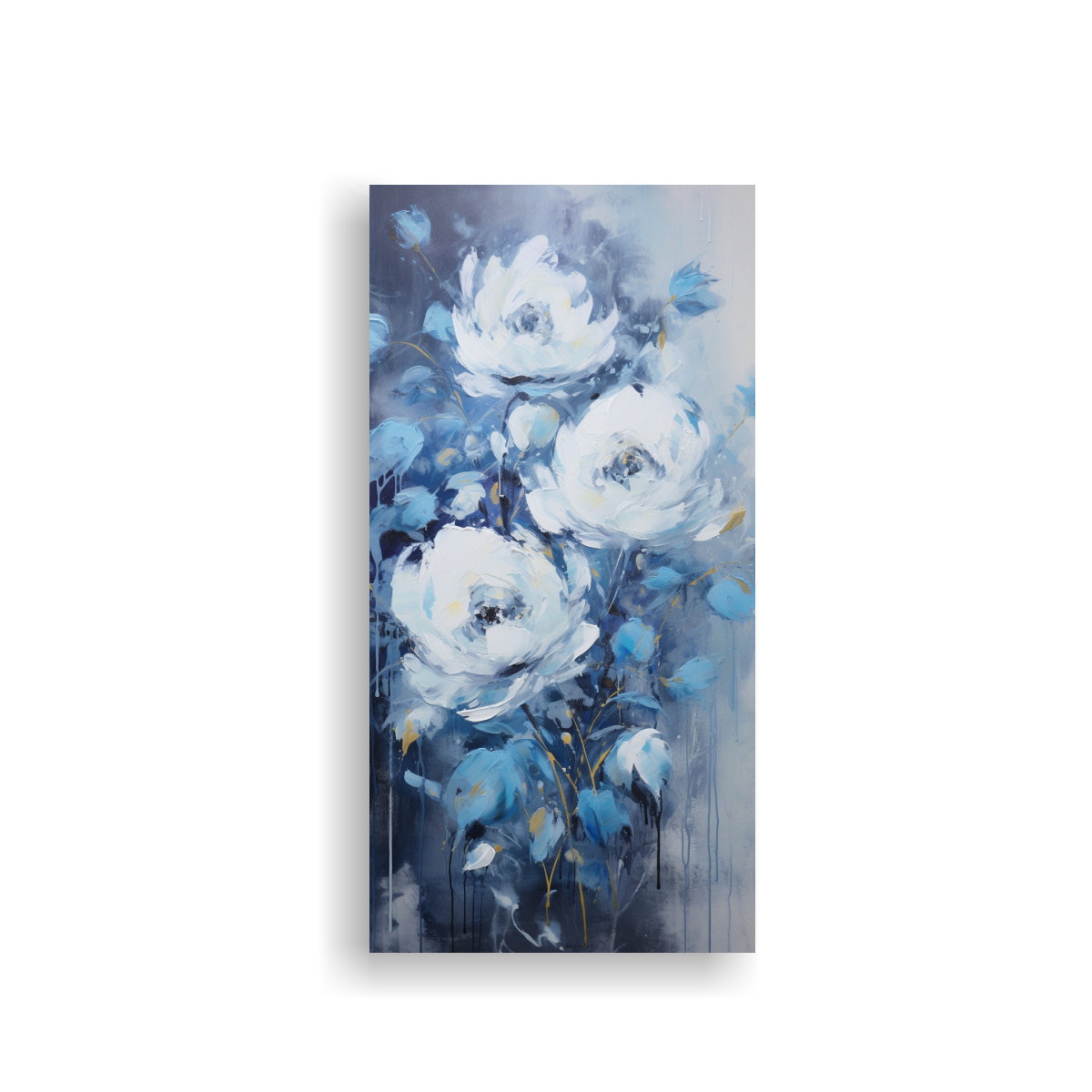 pintura-en-acuarela-de-peon-as-azules-para-decoraci-n-de-pared