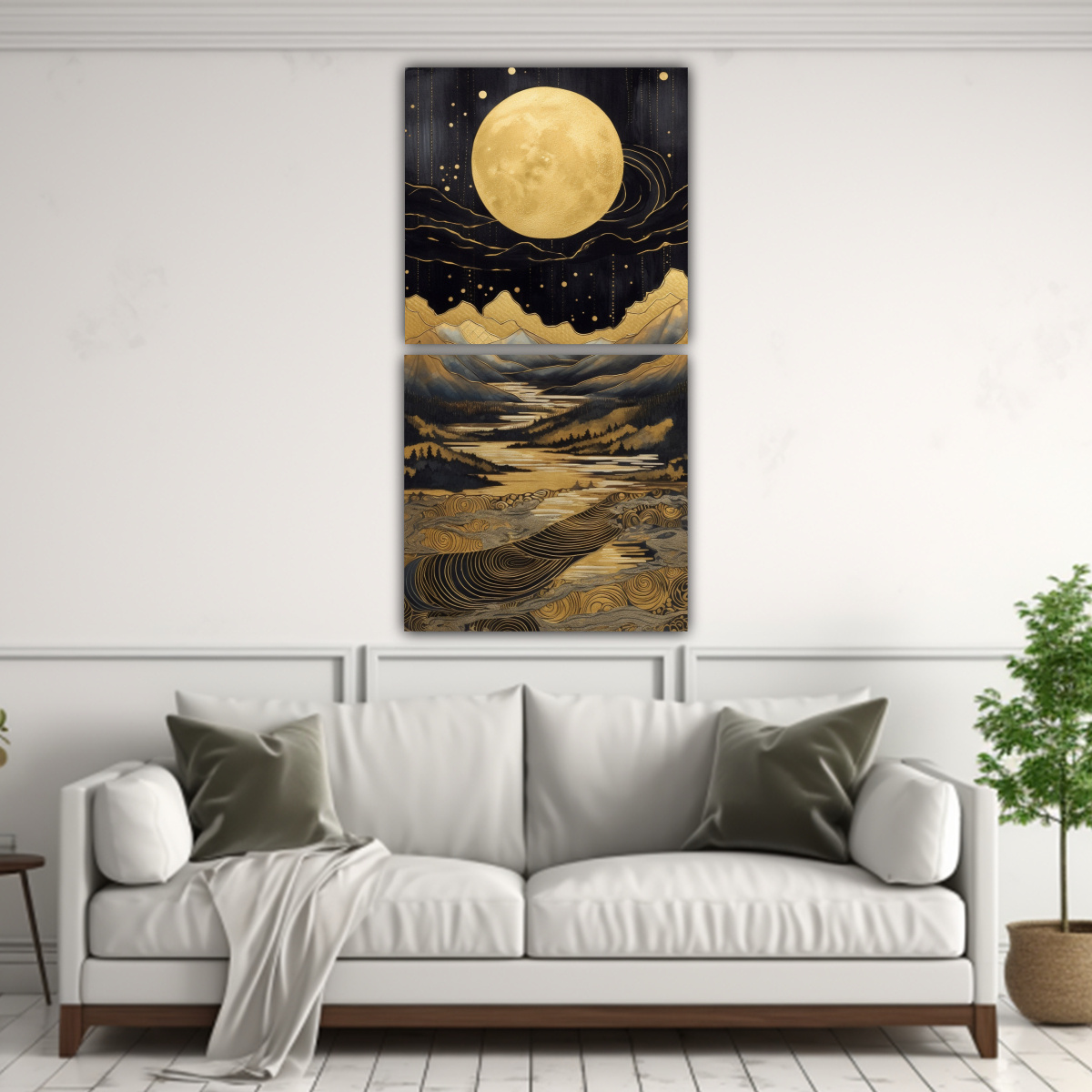 pintura-en-bastidor-con-luna-y-monta-as-conjunto-de-2-telas-1