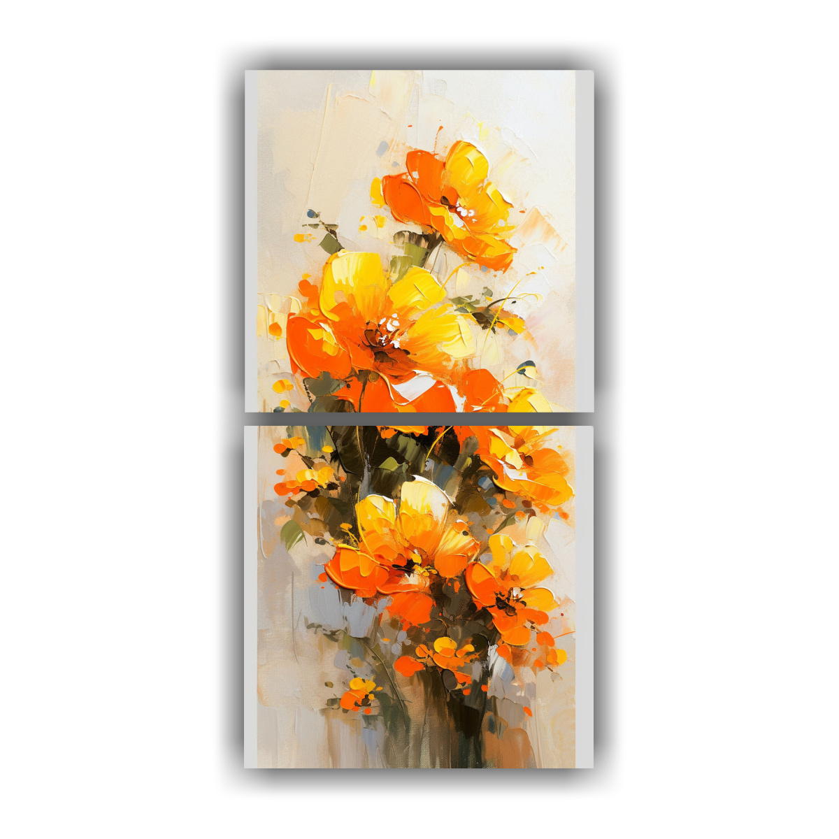 pintura-en-lienzo-amapolas-amarillas-y-naranjas-en-bastidor-deco-para-hogar