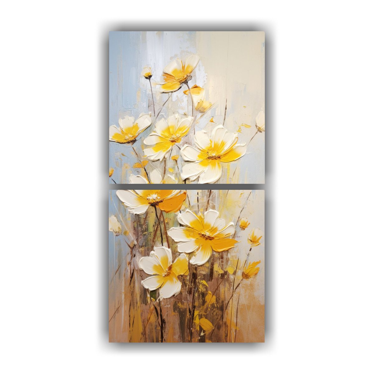 pintura-en-lienzo-con-flores-amarillas-y-blancas-en-decoraci-n-venta-de-set-2-canvas-venta-artesanal