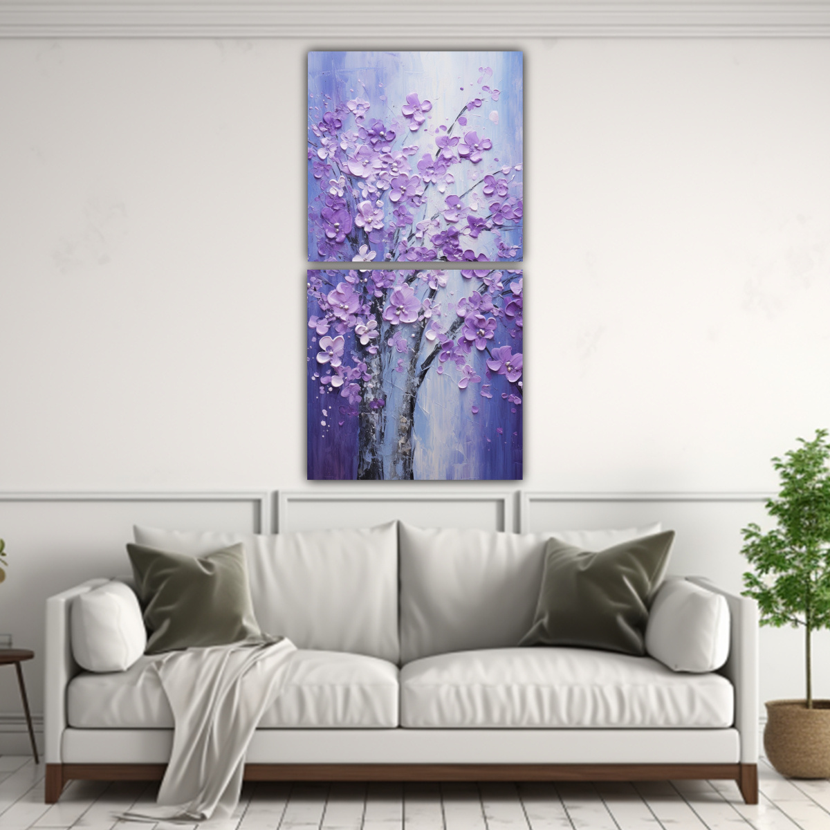 pintura-en-lienzo-de-dos-composiciones-tema-exclusivo-de-flores-de-cerezo-morado-en-la-decoraci-n-1