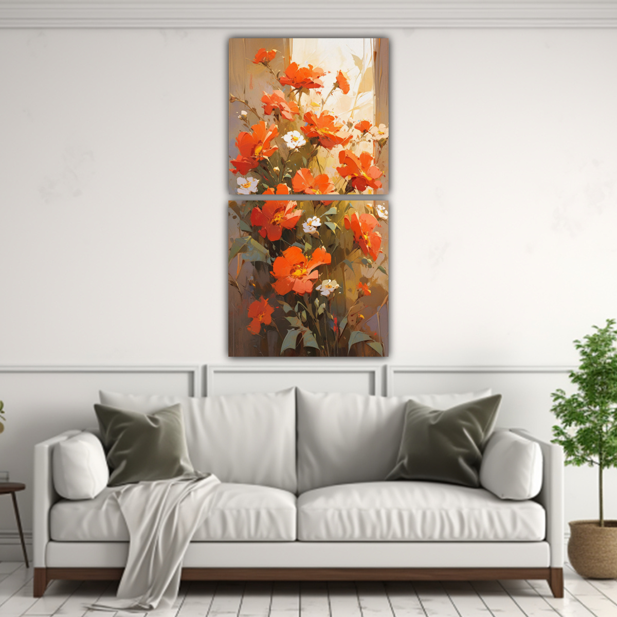 pintura-en-lienzo-de-flores-amarillas-y-rojas-de-dos-artes-en-decoraci-n-1-1