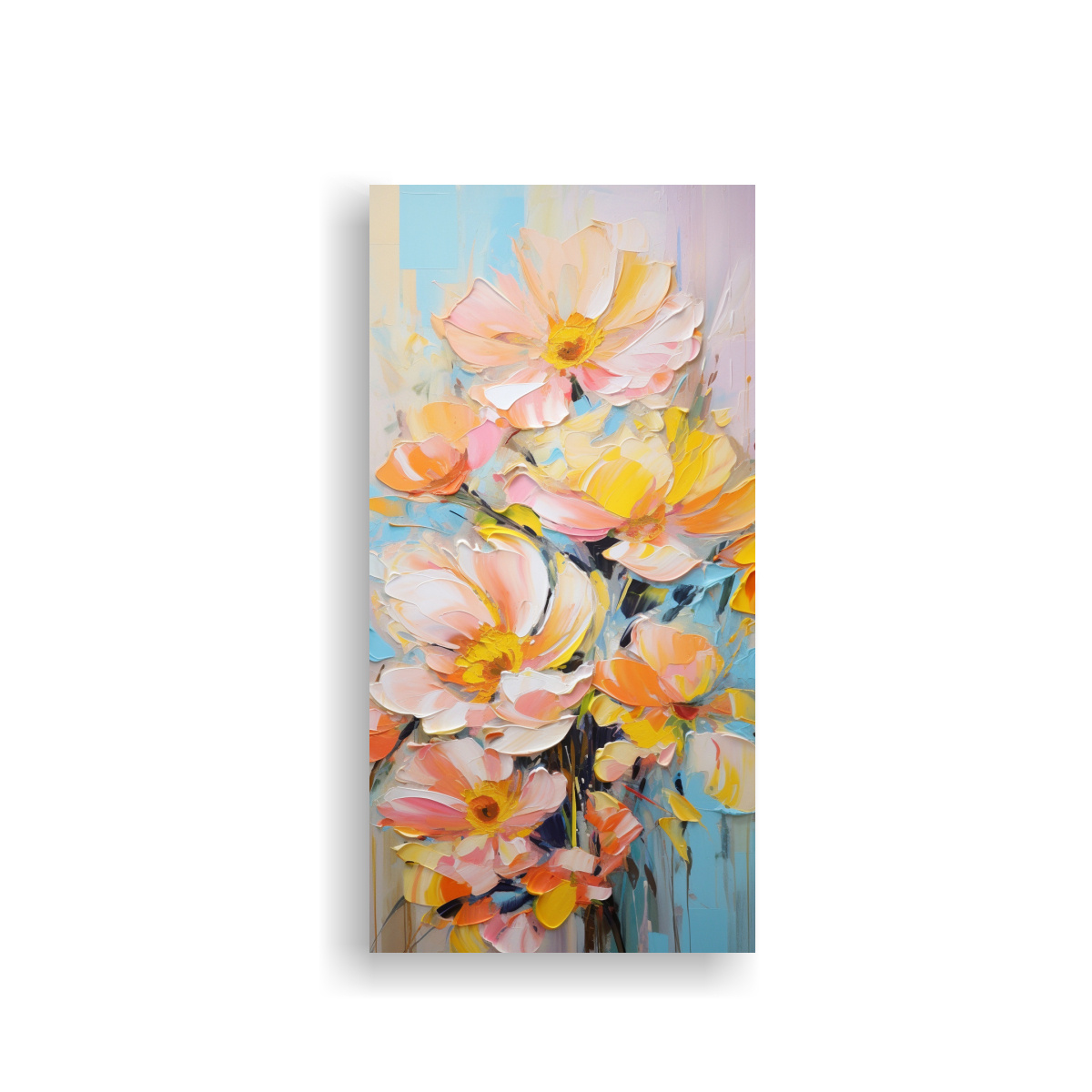 pintura-en-lienzo-de-flores-amarillas-y-rosas-para-decoraci-n