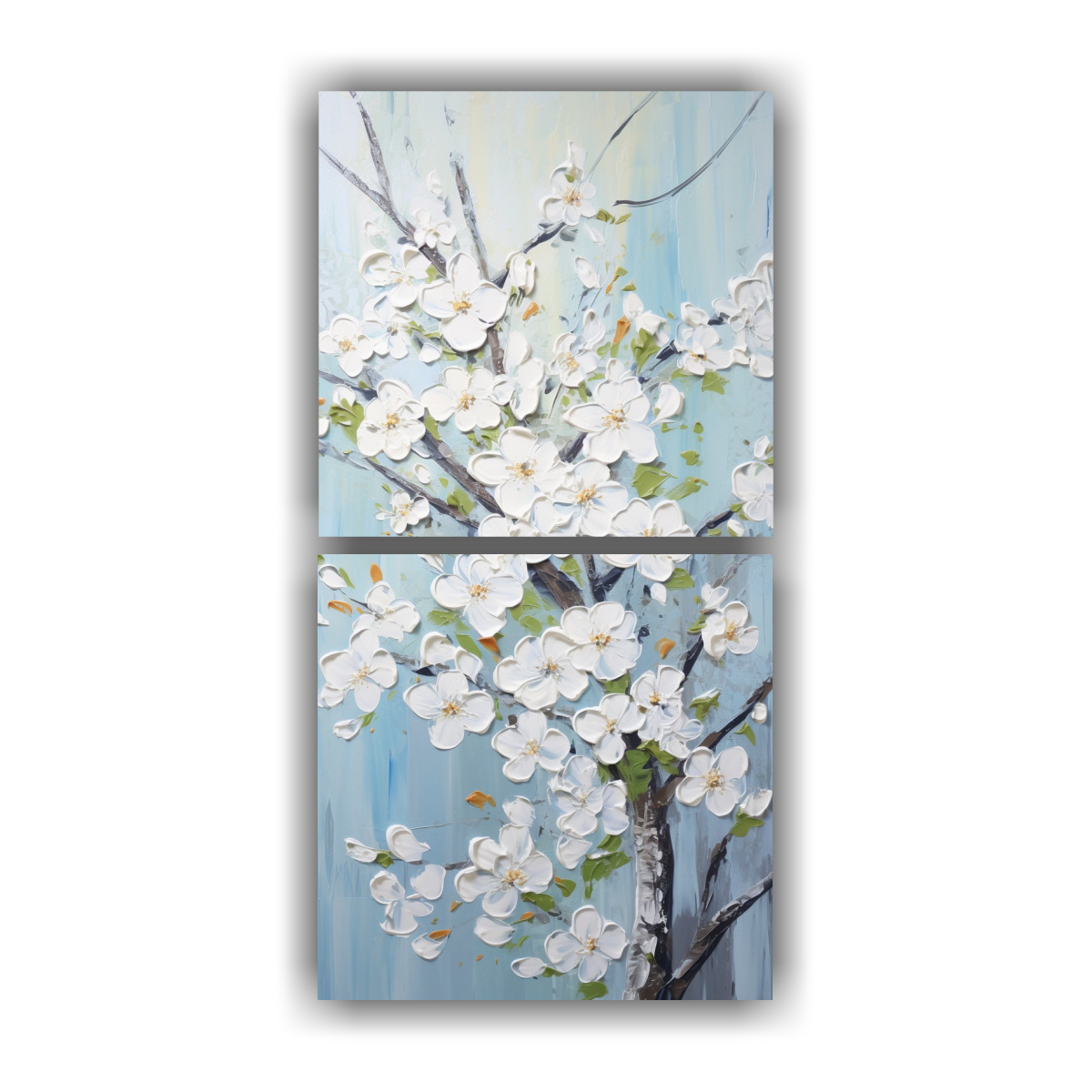 pintura-en-lienzo-de-flores-de-cerezo-blancas-en-perspectiva