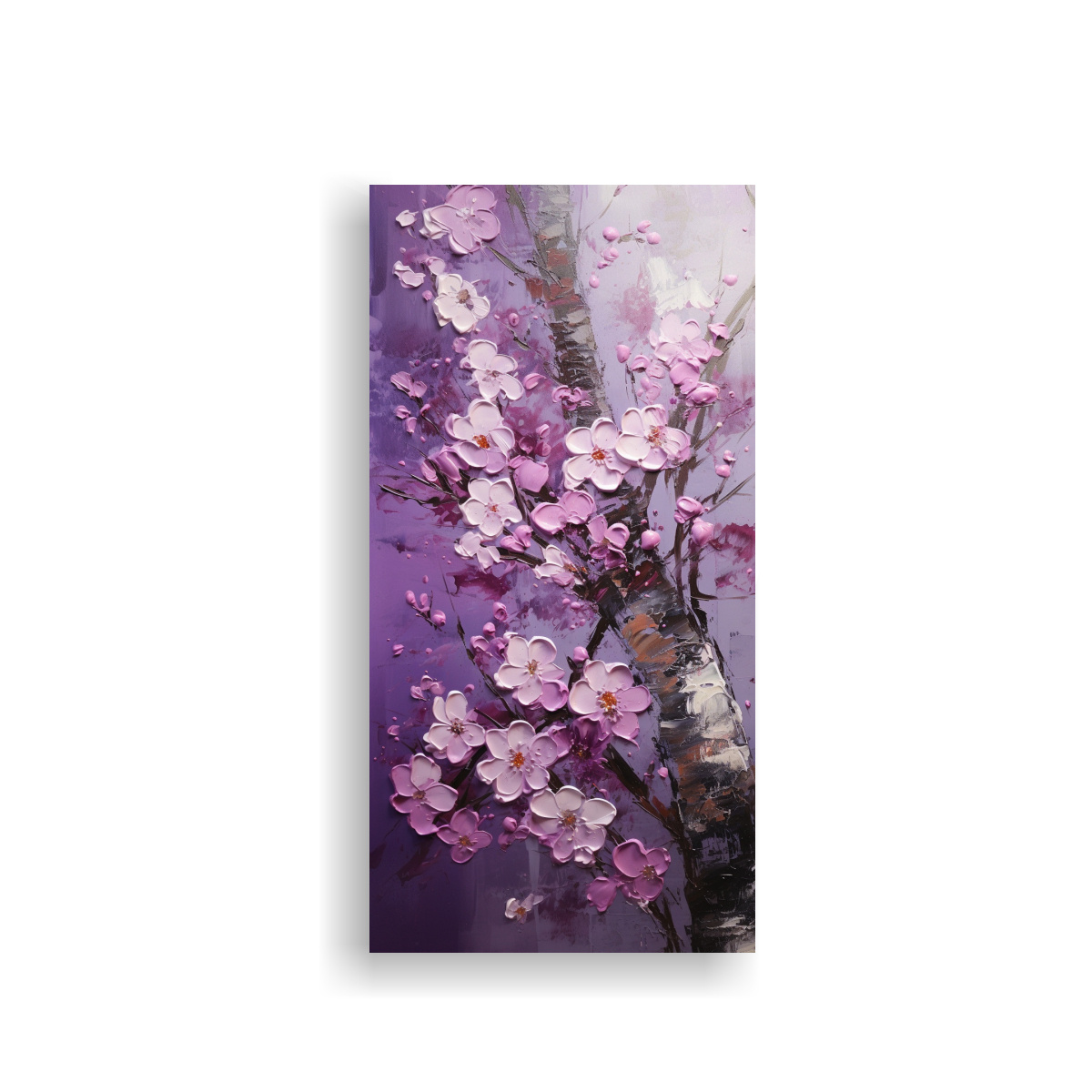 pintura-en-lienzo-de-flores-de-cerezo-morado-en-decoraci-n-