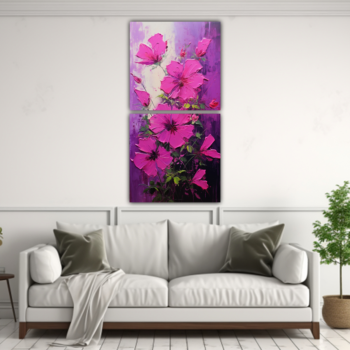 pintura-en-lienzo-de-flores-en-colores-magenta-2-bellas-artes-alta-calidad-1
