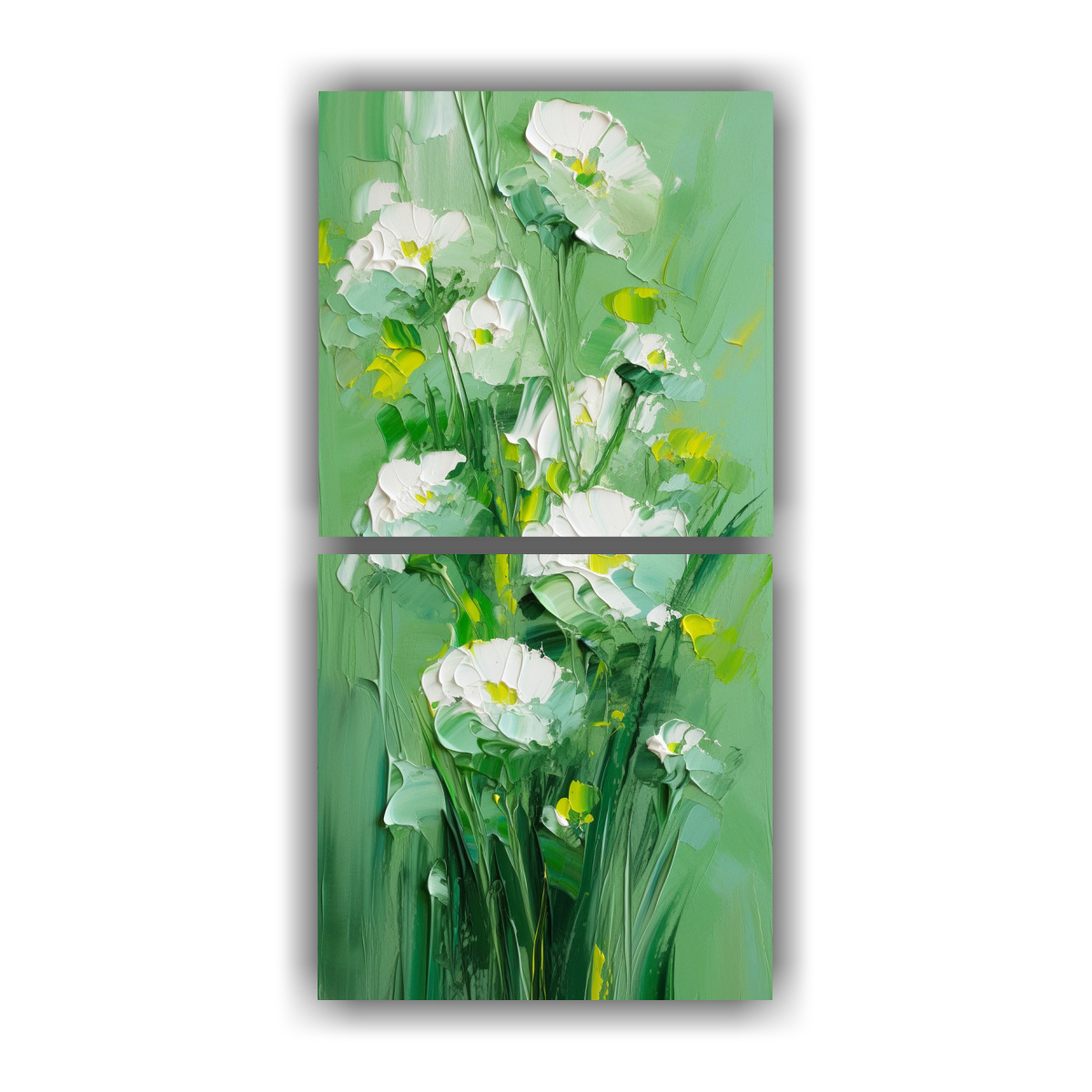 pintura-en-lienzo-de-flores-en-colores-verde-en-estilo-de-expresi-n-enigm-tica