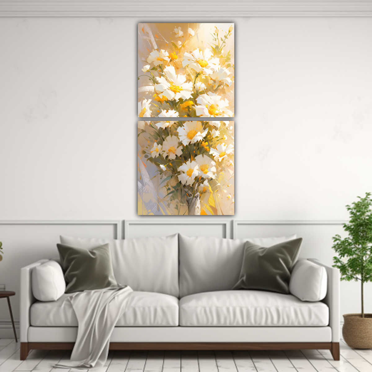 pintura-en-lienzo-de-flores-naturales-en-tonos-amarillo-y-blanco-dos-cuadros-de-belleza-floral-1