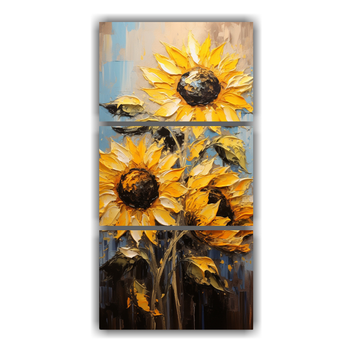 pintura-en-lienzo-de-girasoles-negros-con-colores-vibrantes
