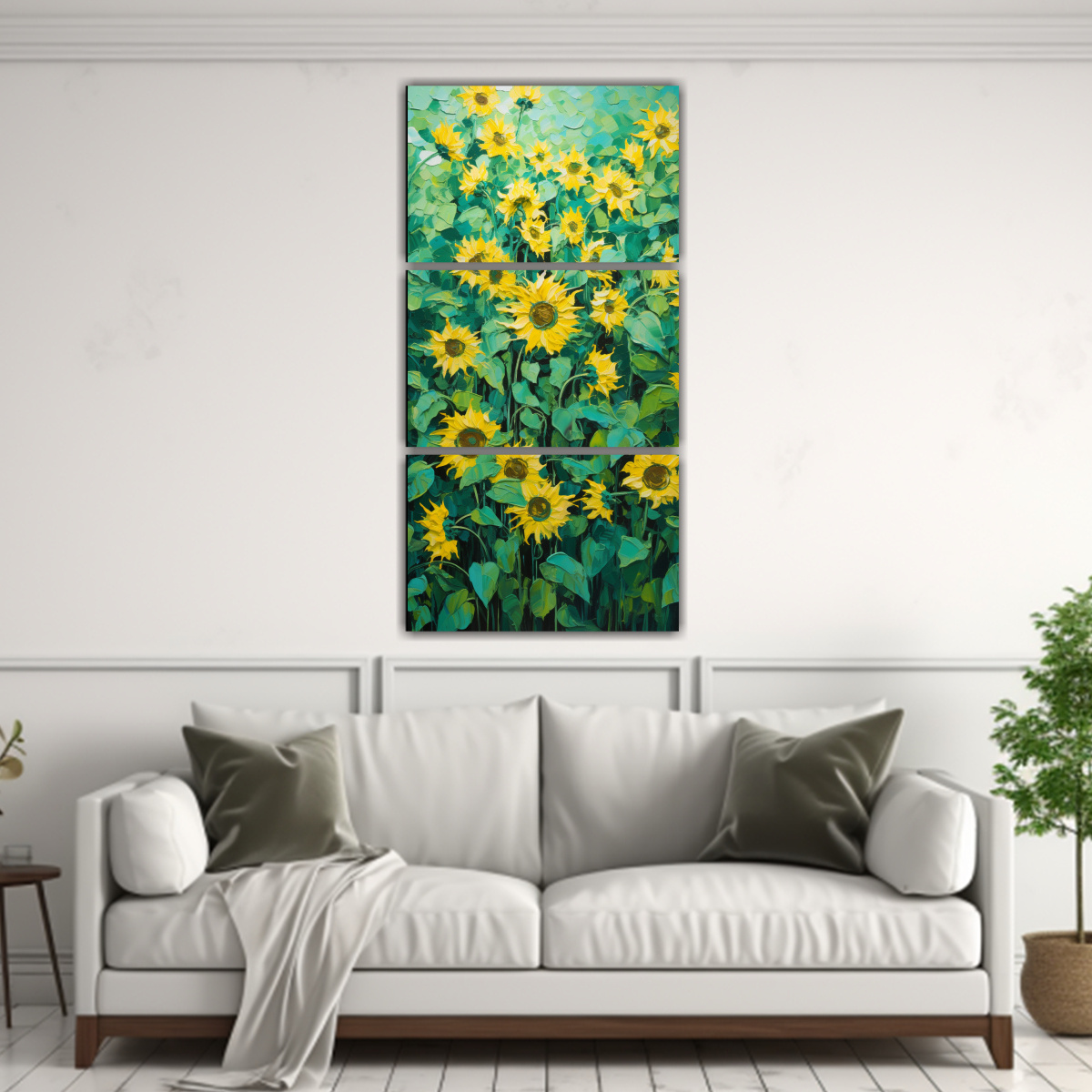 pintura-en-lienzo-de-girasoles-verdes-en-estilo-forma-set-3-telas-en-bastidor-dise-o-1