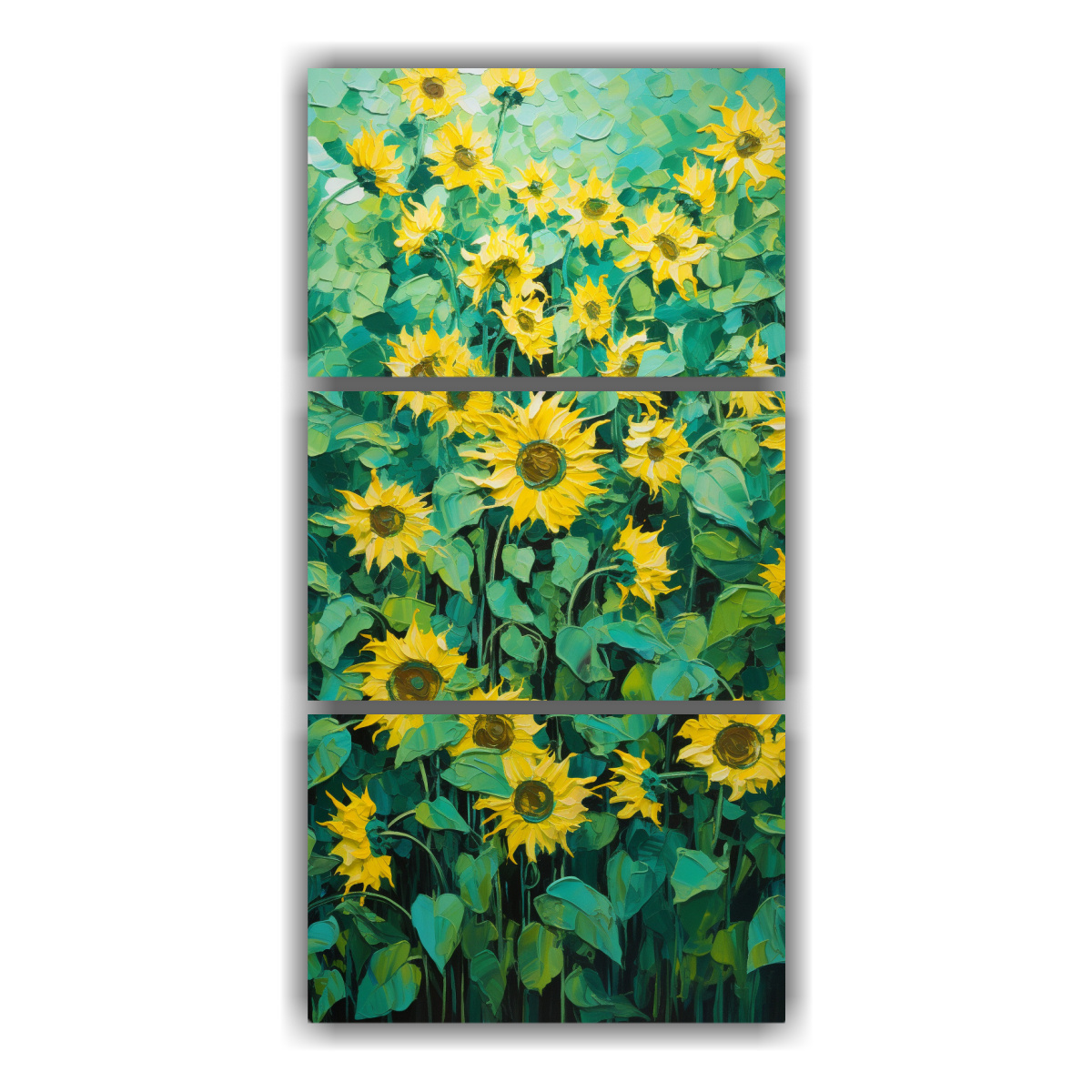 pintura-en-lienzo-de-girasoles-verdes-en-estilo-forma-set-3-telas-en-bastidor-dise-o