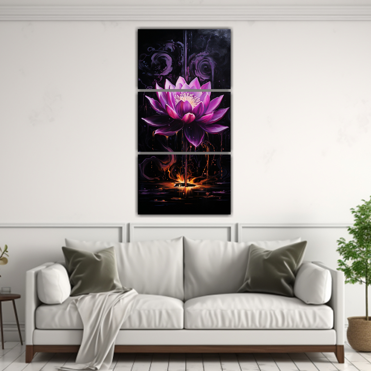 pintura-en-lienzo-de-loto-negro-brillante-en-decoraci-n-c-lida-1