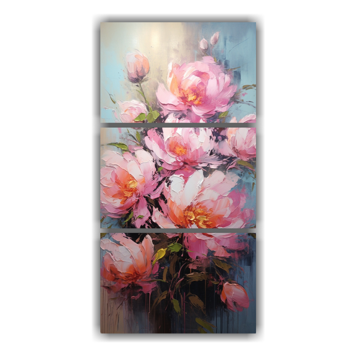 pintura-en-lienzo-de-peon-as-para-equilibrar-vibrantes-colores-