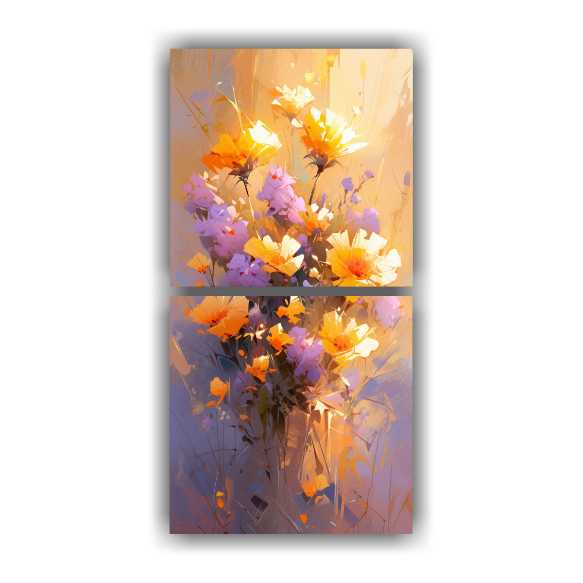 pintura-en-lienzo-dos-cuadros-c-lidos-espacio-a-flores-amarillas-y-p-rpuras-en-decoraciones-