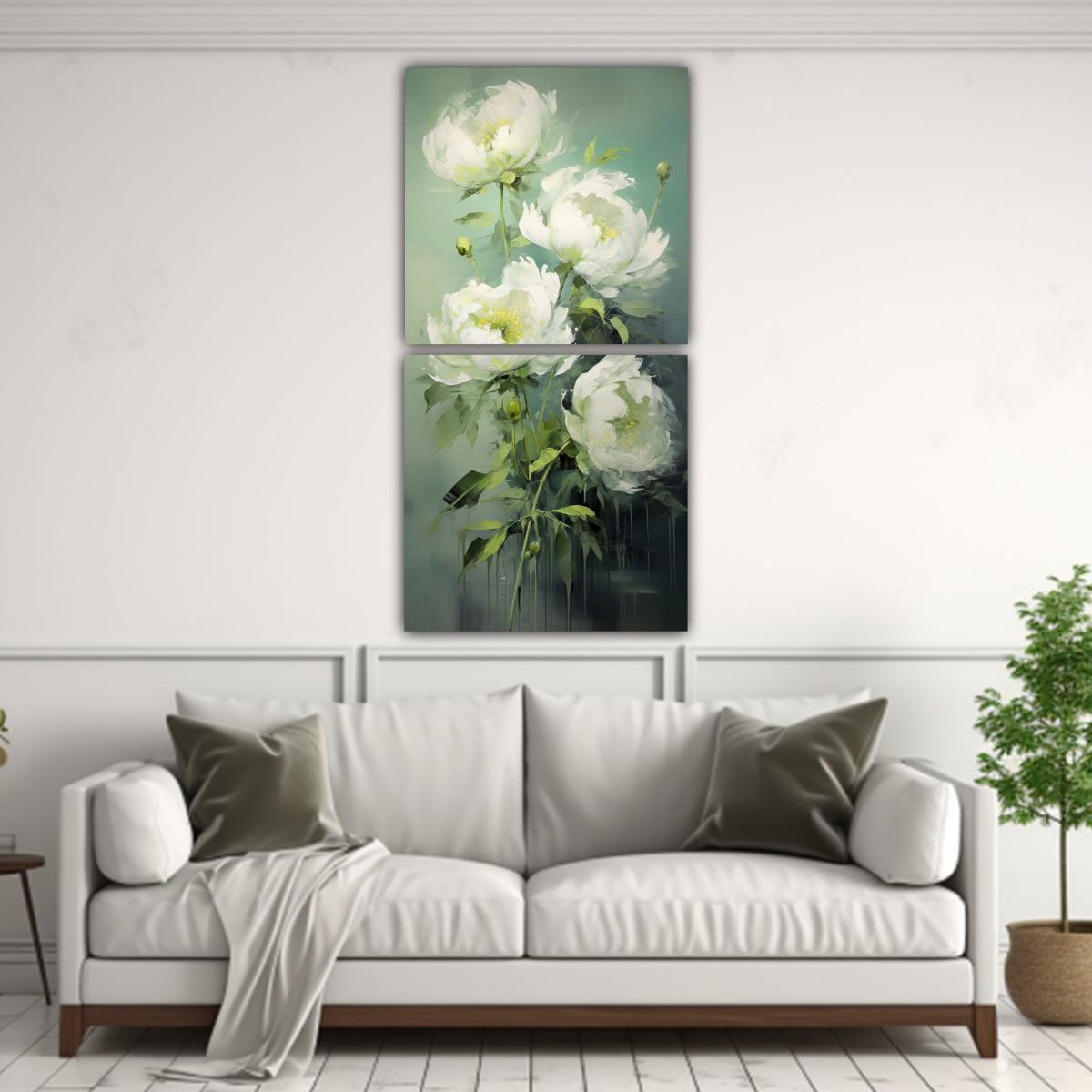 pintura-en-lienzo-estilo-decorativo-peon-as-verdes-en-armon-a-1