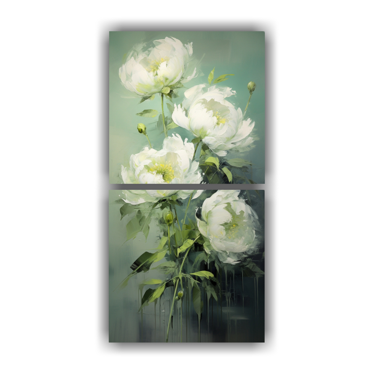 pintura-en-lienzo-estilo-decorativo-peon-as-verdes-en-armon-a