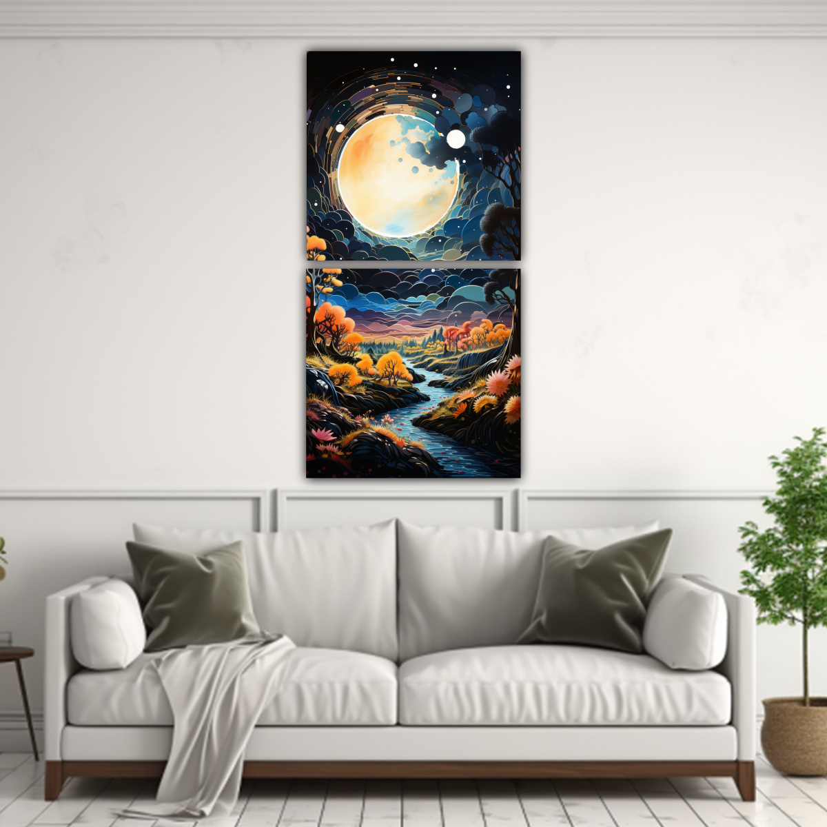 pintura-floral-con-luna-y-monta-as-set-de-2-lienzos-1