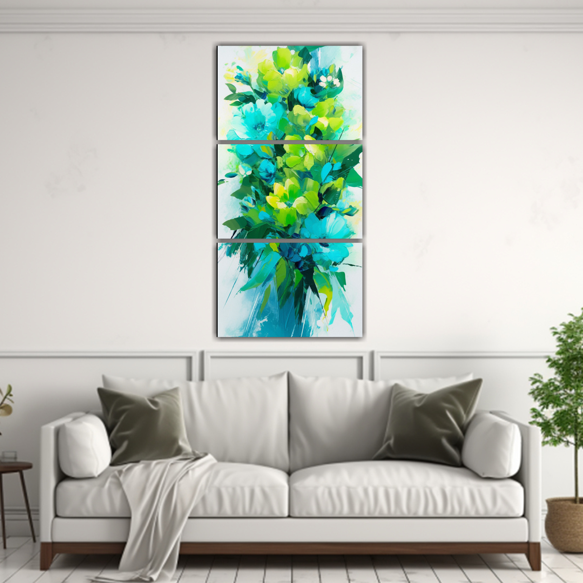 pintura-floral-en-lienzo-con-tres-telas-en-bastidor-modernidad-en-verde-y-turquesa-1-1