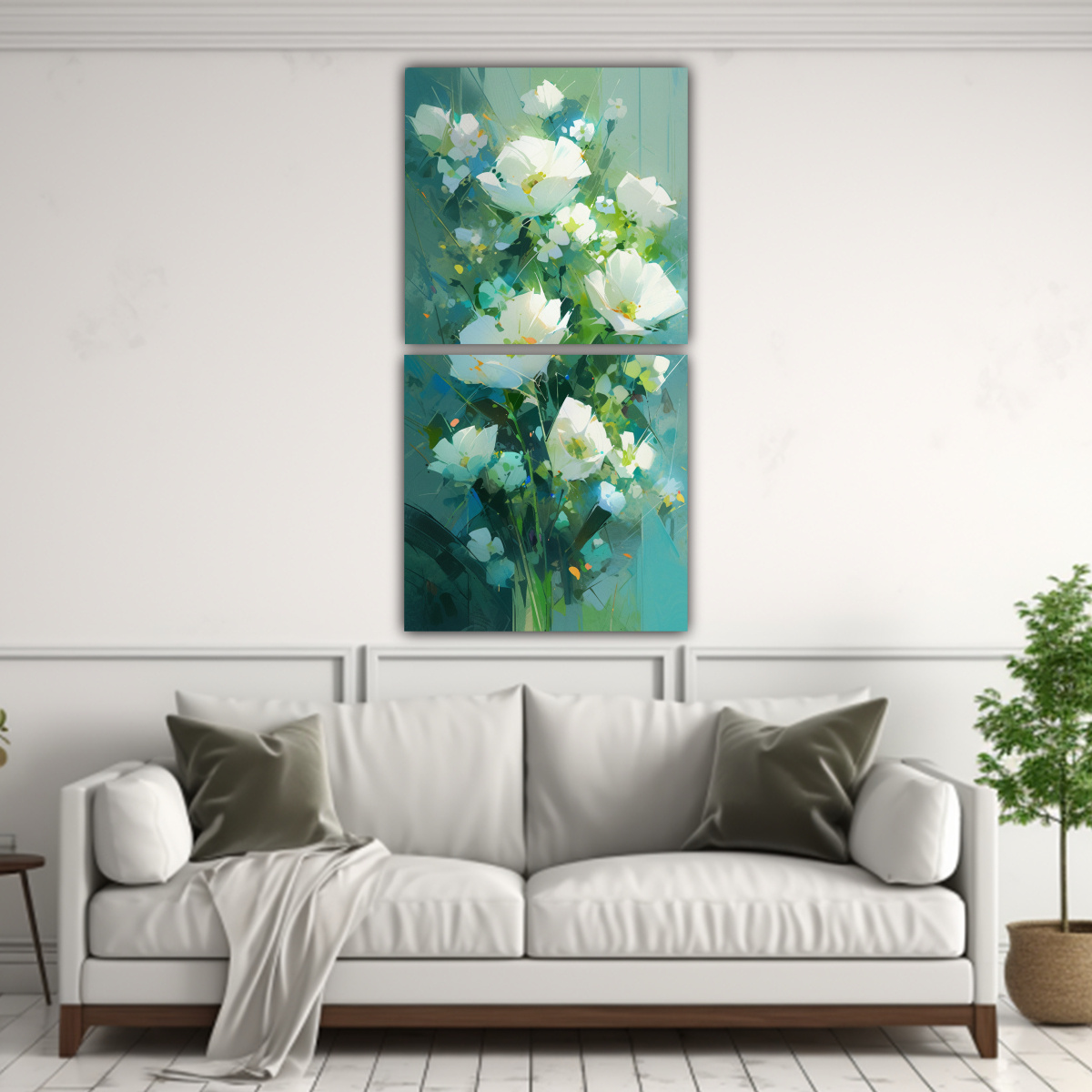pintura-lienzo-abstracci-n-nica-flores-en-tonos-verde-y-azul-verde-en-el-decorativo-d-ptico-1-1