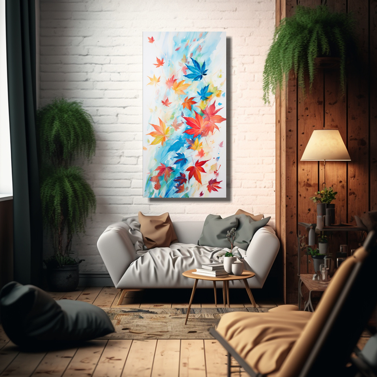 pintura-lienzo-hojas-coloridas-con-salpicaduras-1