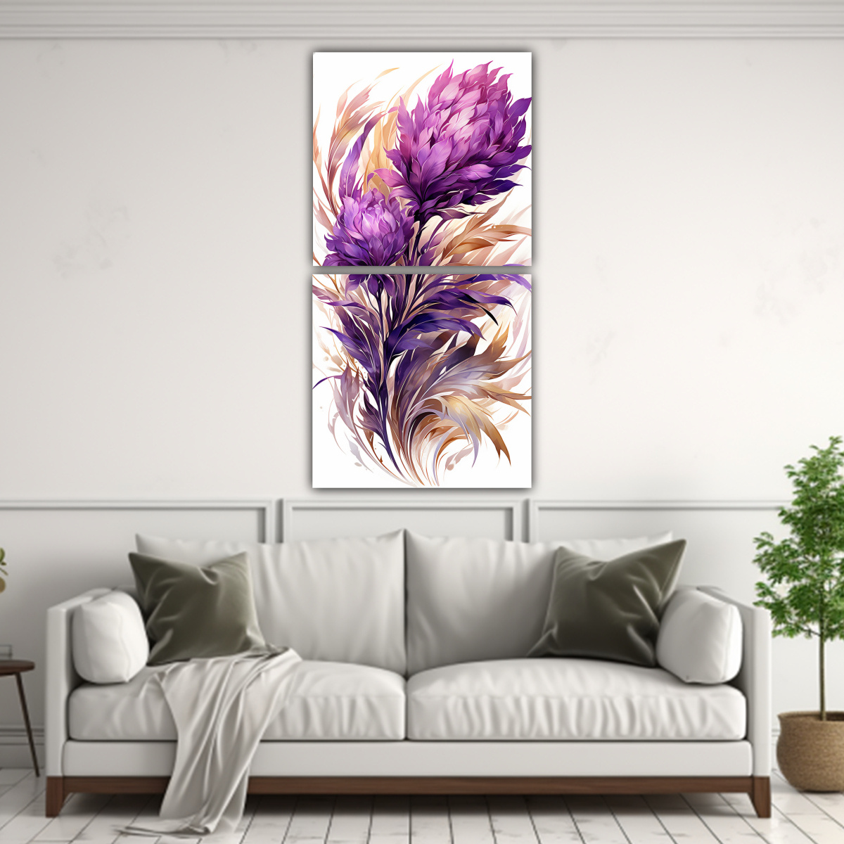 pintura-moderna-de-dos-cuadros-en-grano-de-cebada-morado-y-dorado-atm-sfera-neonoir-c-lida-1