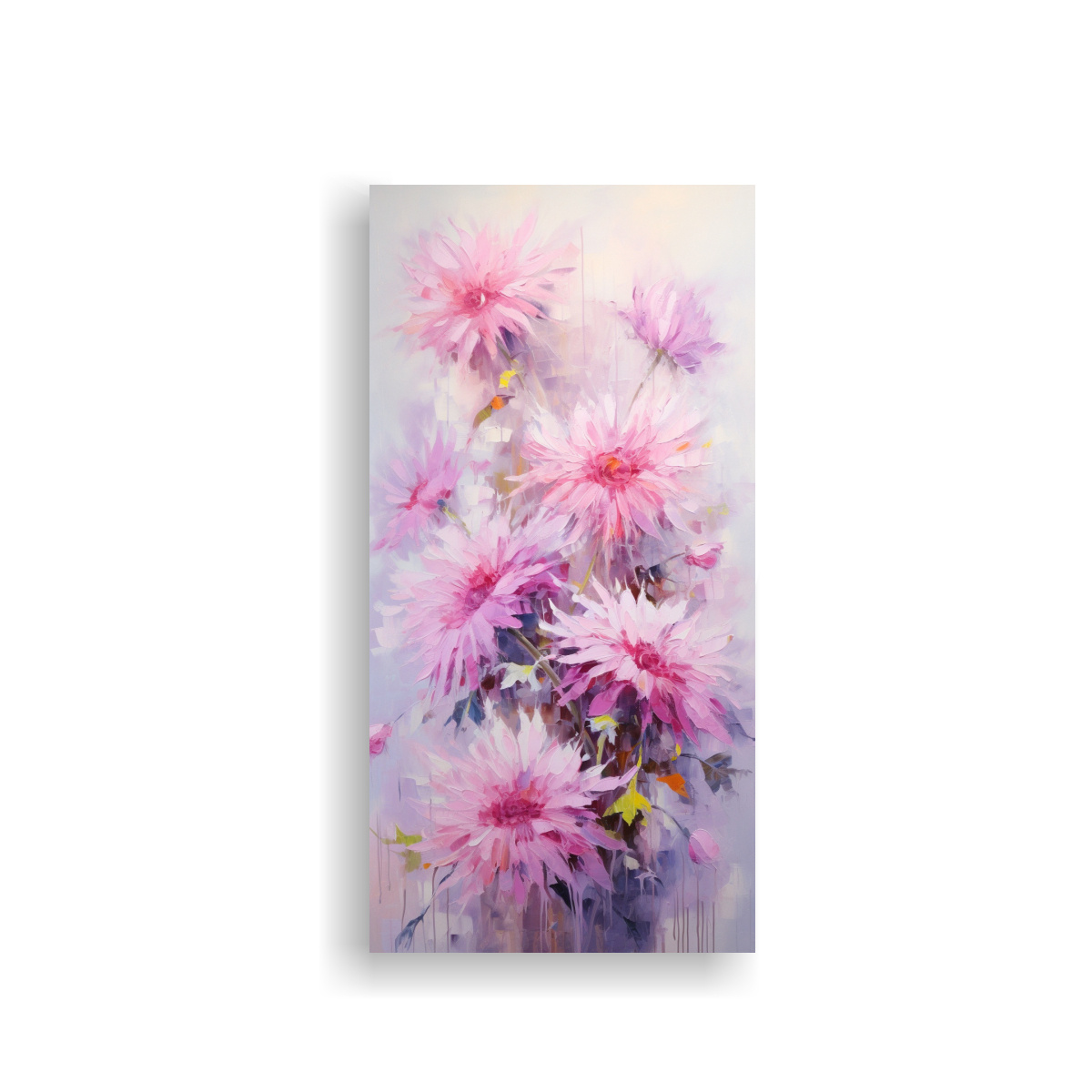 pintura-moderna-de-girasoles-rosados-estilo-minimalista-en-lienzo