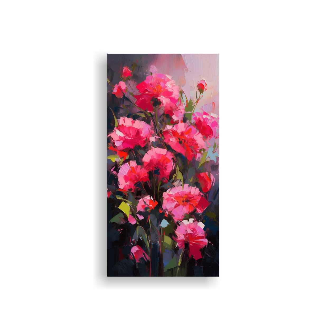 pintura-moderna-de-lienzo-en-colores-magenta-con-flores-estilo-vitalidad