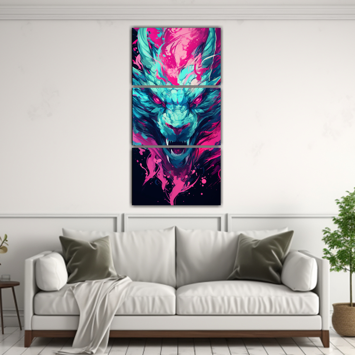 pintura-moderna-de-un-drag-n-en-colores-turquesa-y-rosa-neo-pop-art-1-1