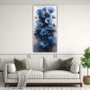 pintura-sobre-lienzo-de-flores-en-colores-negro-y-azul-de-la-gama-creativa-de-bellas-artes-1