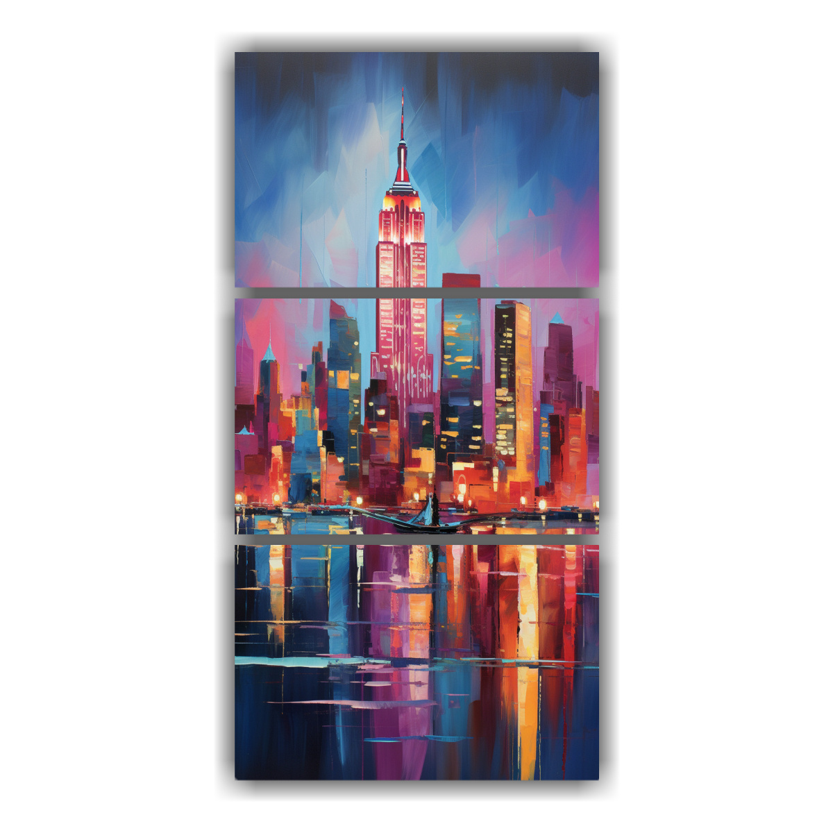 pinturas-abstractas-de-ciudad-de-nueva-york-con-decoraci-n-vibrante