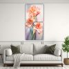 pinturas-abstractas-de-colores-naranja-y-rosa-amapolas-en-venta-1