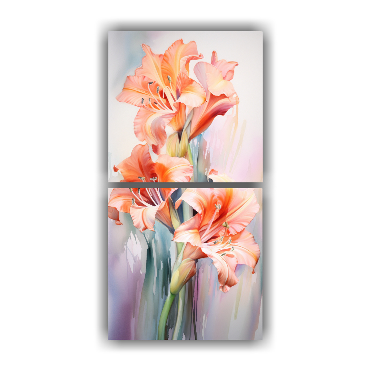 pinturas-abstractas-de-colores-naranja-y-rosa-amapolas-en-venta