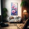 pinturas-abstractas-de-flores-chrysanthemums-rosa-y-azul-para-decoraci-n-1