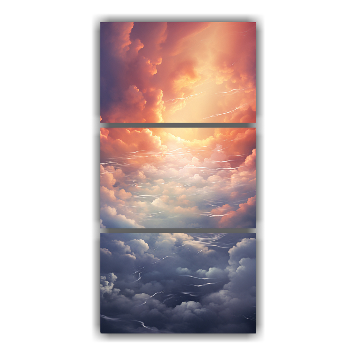 pinturas-abstractas-de-nubes-en-forma-lineal-en-tres-cuadros