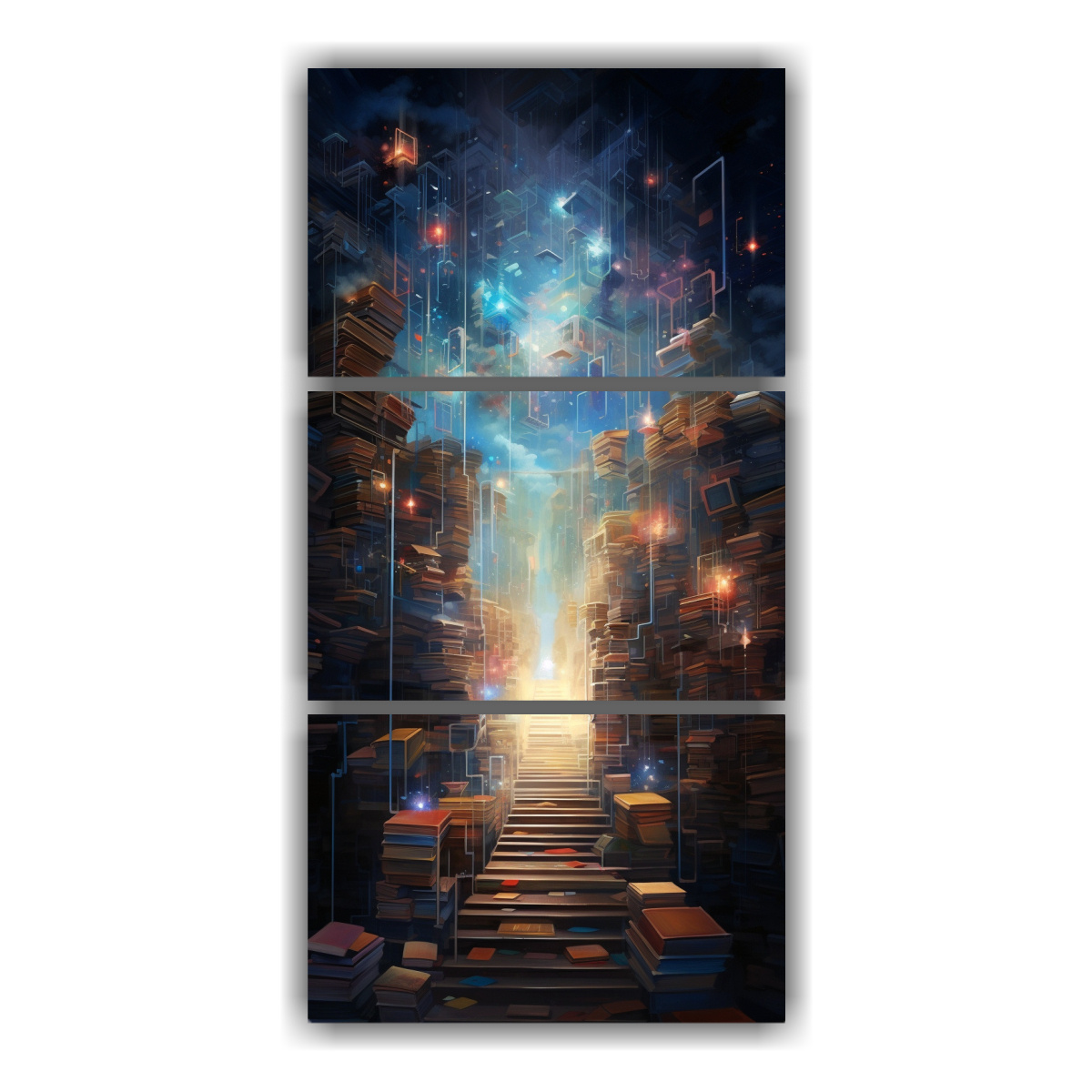 pinturas-abstractas-de-una-biblioteca-m-stica-con-decoraci-n-floral-