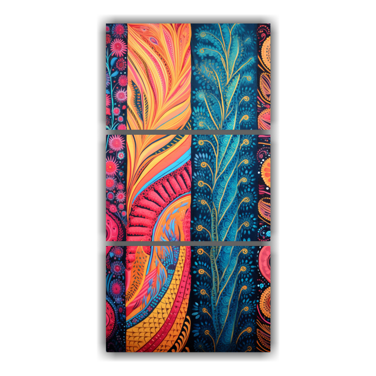 pinturas-abstractas-vibrantes-inspiradas-en-intrincados-patrones-