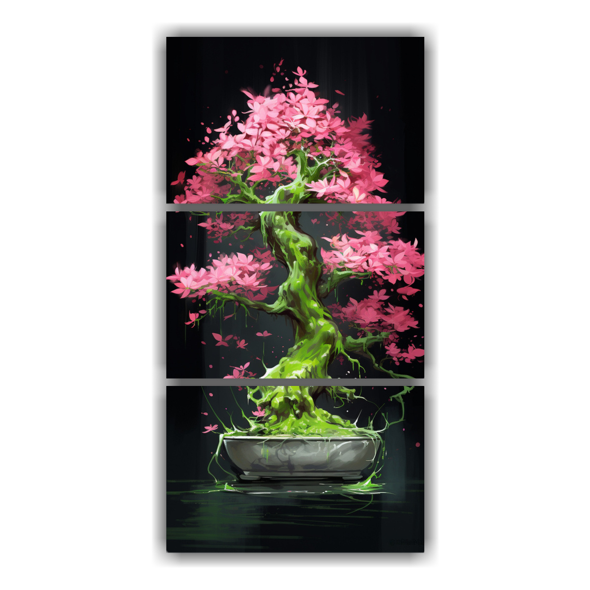 pinturas-acuarela-bougainvillea-bons-i-verde-y-rosa-neo
