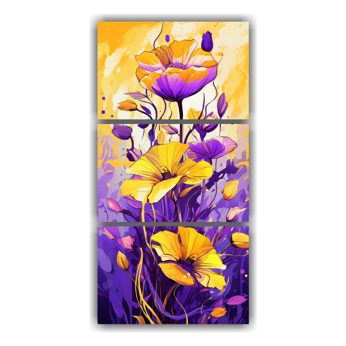 pinturas-acuarela-estrellados-amarillo-y-morado-atm-sfera-neonoir-estilo-decorativo