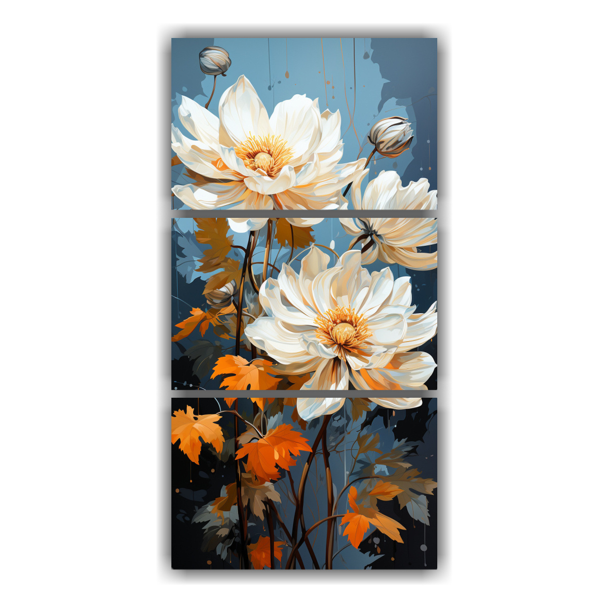 pinturas-creativas-de-dahlias-blancas-en-telas-