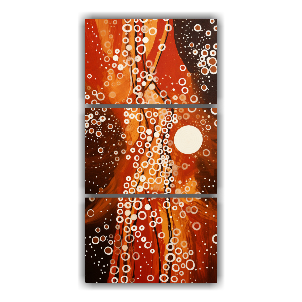 pinturas-de-decoraci-n-con-composici-n-abstracta-inspirada-en-arte-aborigen-