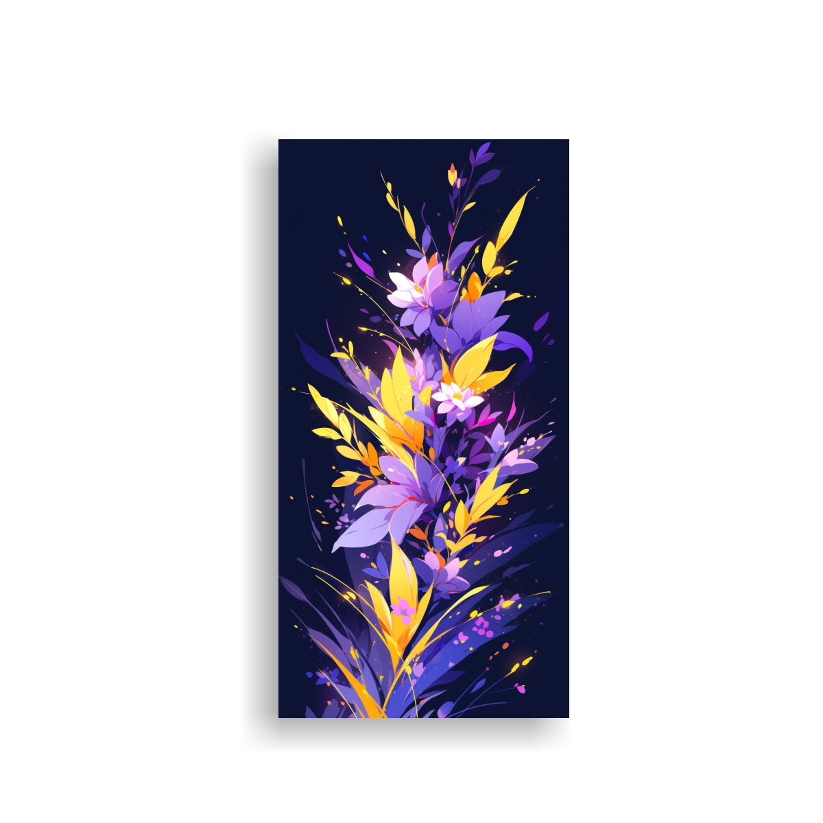 pinturas-de-decoraci-n-con-textura-amarillo-y-morado-en-un-ambiente-neonoir-de-arte-moderno