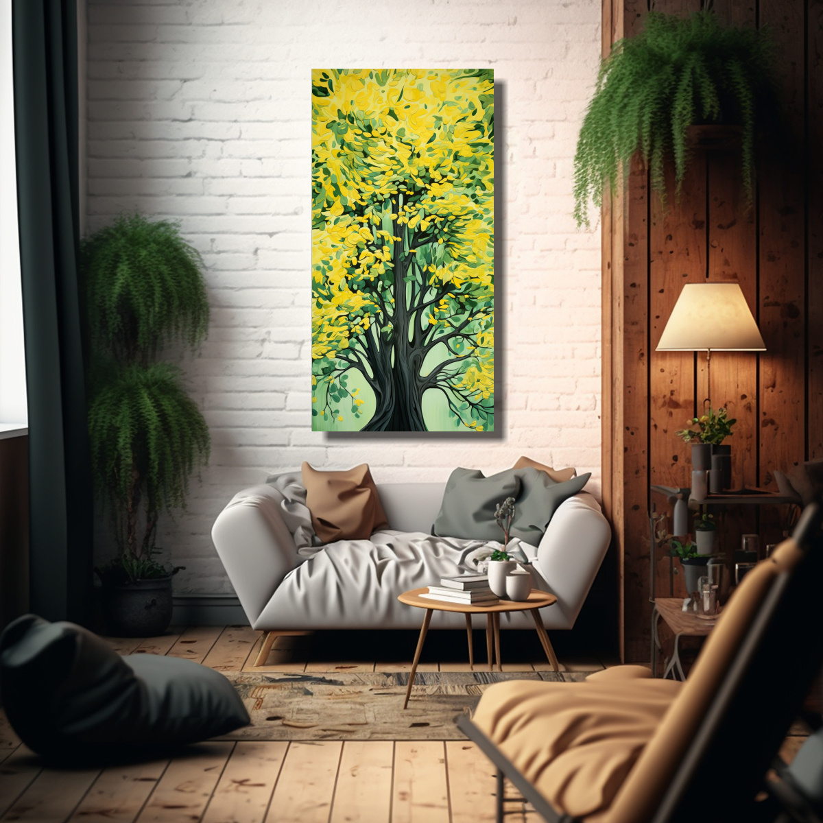 pinturas-de-decoraci-n-de-arte-concepto-composici-n-din-mica-de-un-rbol-banyan-en-colores-amarillo-y-verde-atmosfera-neonoir-1-1